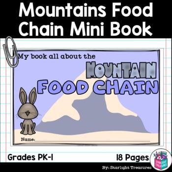 Preview of Mountains Food Chain Mini Book for Early Readers - Food Chains