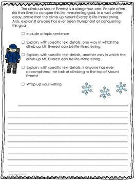 Mountains Surviving On Mt Everest Journeys Grade 3 Lesson 25