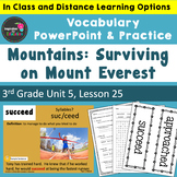 Mountains Surviving Mount Everest Journeys Worksheets Teaching Resources Tpt