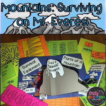 Mountains: Surviving on Mt. Everest Journeys 3rd Grade Activities Lesson 25