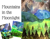 Mountains in the Moonlight: A Watercolor Painting Activity