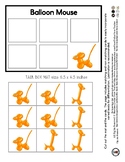Mouse - Animal - Task Box Mat 1:1 Object Matching #60CentF