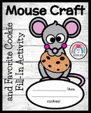 Mouse Craft, Cookie Fill-In Activity: Favorite Cookie Lite
