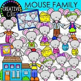 Mouse Family Clipart {Mouse Clipart}