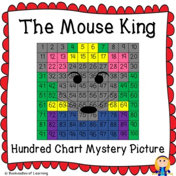 Preview of Mouse King from The Nutcracker Hundred Chart Mystery Picture with Number Cards