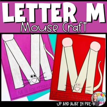 Zoo Letter Craft - M for Mouse by Up and Away in Pre-K | TpT