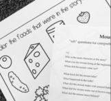 Mouse Mess story companion - coloring for comprehension an