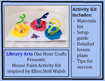 Preview of Mouse Paint Activity Kit: Library Arts
