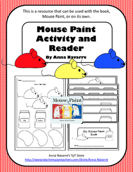 Preview of Mouse Paint Activity and Reader