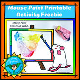 Mouse Paint Color Mixing Page & Lesson Activities Freebie