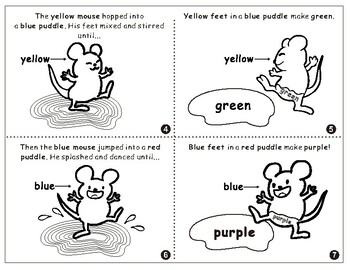 Mouse Paint Mini Book by Rick's Creations | TPT