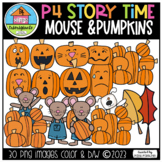 Mouse Pumpkin Story Time (P4Clips Trioriginals)  COMPANION