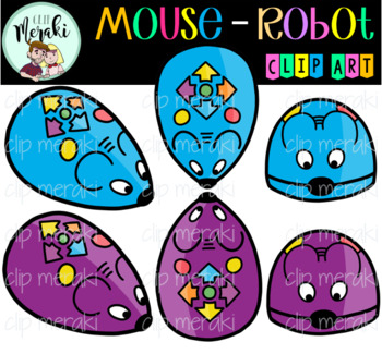 Preview of Mouse Robot. Code & Go. Clip Art. Robótica.