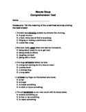 Mouse Soup Comprehension Test