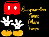 Mouse de Mickey Subtraction Math Facts to 5