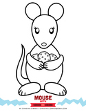 *FREE* Mouse with Cookie and Cheese Printable Craft