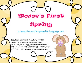 Preview of Mouse's First Spring: a Receptive and Expressive Language Unit