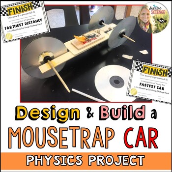 Preview of Mousetrap Car Physics Project Motion and Forces