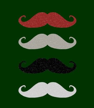 Preview of Moustache Clip Art - Movember