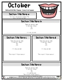 Mouth with Teeth - Smile - Editable Newsletter Template #6