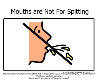 spitting clipart