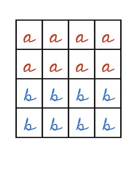 Movable Alphabet (Cursive) by Vicki Thompson | TPT