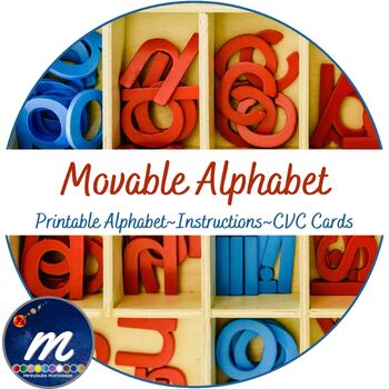 Preview of Movable Alphabet Print your Own Pink Picture Card Activites CVC Words Bundle