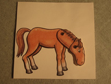 Movable Horse. Fun Craft Art