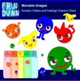 Movable Images: Emotion Critters and Feelings Check-in Chart