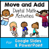 Move & Add Digital Math Addition Practice to 10 Google Sli
