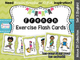 Move It! French Exercise Flash Cards for Brain Breaks and D.P.A.