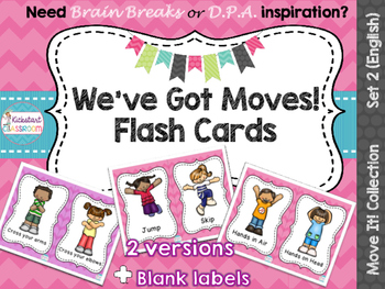 Preview of Move It! We've Got Moves Dance Flash Cards