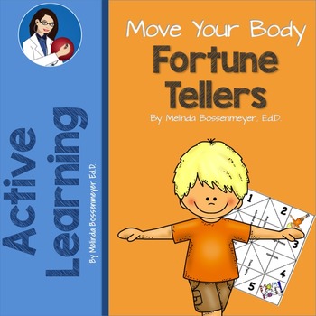 Preview of Move Your Body  Exercise Fortune Teller Game