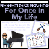 Move it Monday! For Once In My Life - Rhythm Stick Routine