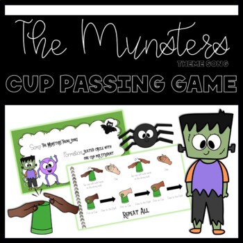 Preview of Move it Monday! The Munsters Theme Song - Cup Passing Activity and Game