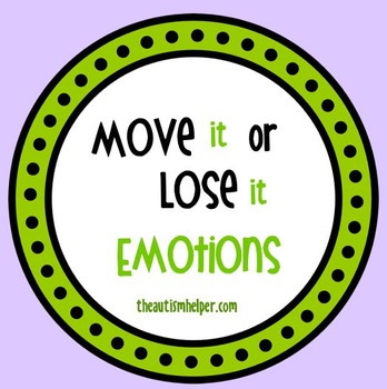 Preview of Move it or Lose it! {Visual Emotion Cues}