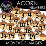 Moveable Acorn Numbers 0-20 (Moveable Images)