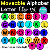 Moveable Alphabet Letter Clip Art