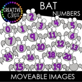 Moveable Bat Numbers 0-20 (Halloween Moveable Images)