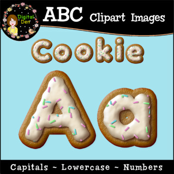 abc bakers cookie clipart