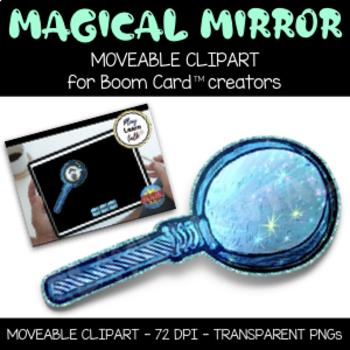 Preview of Moveable Clipart - Magical Mirror Effect - Boom Learning - Navigation Buttons