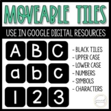 Moveable Digital Pieces: Alphabet and Number Tiles