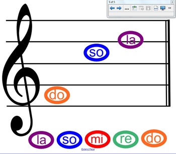 Moveable Do Pracitce - SmartNotebook FREEBIE by Music with Mrs Tanenblatt