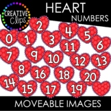 Moveable Heart Numbers 0-20 (Valentine Moveable Numbers)