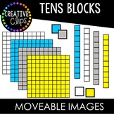 Moveable Images: Base Ten Blocks {Creative Clips Clipart}