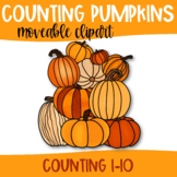Moveable Images Counting Pumpkins Fall clipart