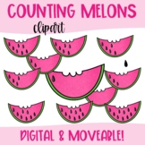Moveable Images Counting Watermelon Seeds Clipart
