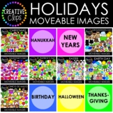 Moveable Images: HOLIDAY MEGA BUNDLE (12 Moveable Image Sets)
