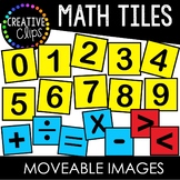 Moveable Images: Math Number Tiles and Operations {Creativ
