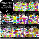 Moveable Images: RELATED PARTS BUNDLE 2 (Creative Clips Clipart)